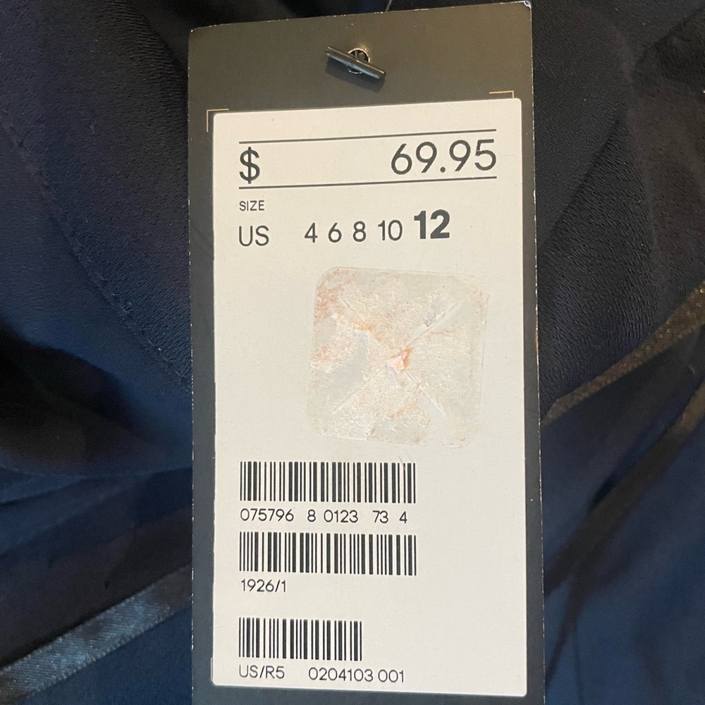 NWT H&M navy jumpsuit with open back size 12 - Picture 13 of 13